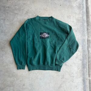 Today’s News y2k green sweater mens size S